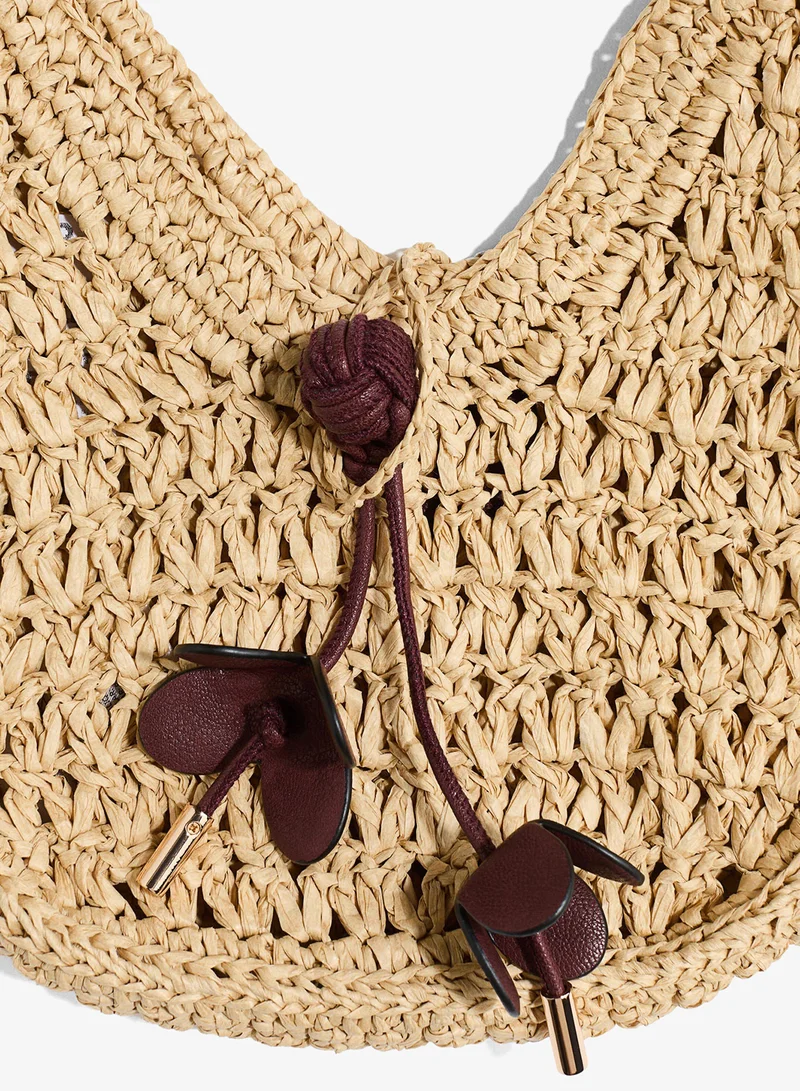H&M Straw shoulder bag