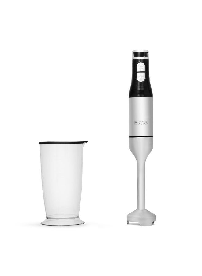 Briva Hand Blender, 1200 Watts, 600 ml Cup, 2 Speeds, Silver - BRIVA HB 1200 PRO - BH244 - Image 1