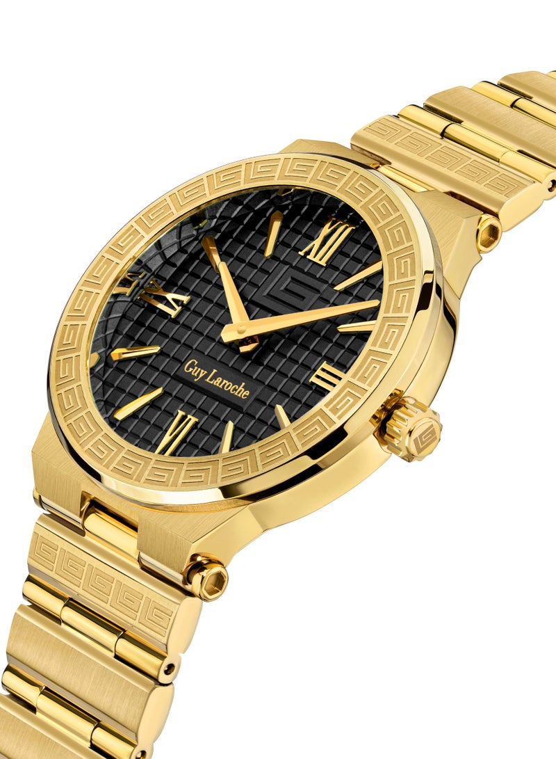 Guy Laroche Sacha Watch for Women with Gold Stainless Steel Bracelet 32 mm 5 Atm  - Image 2