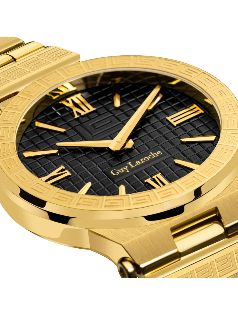 Guy Laroche Sacha Watch for Women with Gold Stainless Steel Bracelet 32 mm 5 Atm