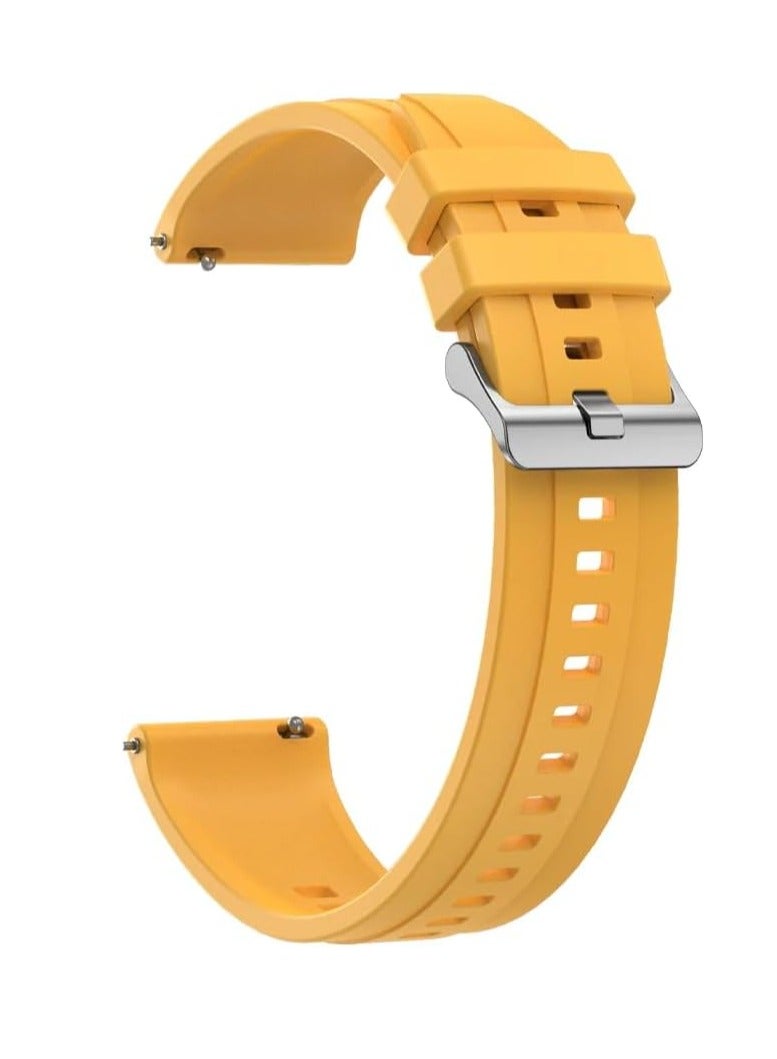 Silicone Straps Compatible with Huawei / GT5  / GT4 Sports Wristbands Replacement Waterproof Silicone Strap, 22mm - Image 1