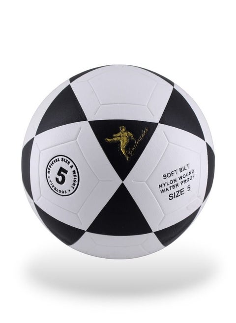Leather Inflatable Football  Size 5