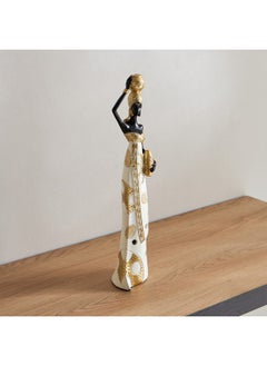 Home Box Marcel Polyresin Lady with Pot on Head 11 x 8 x 41.5 cm  - Image 2