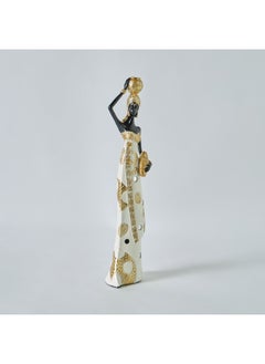 Home Box Marcel Polyresin Lady with Pot on Head 11 x 8 x 41.5 cm  - Image 5