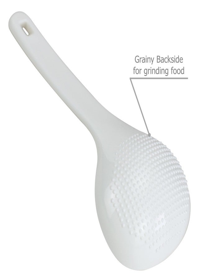 EIKS 2 Pack Plastic Soup Ladle Serving Spoon for Serving Cooking Mixing Stews Noodles Rice Soup - 7.5 inch Long - Image 3