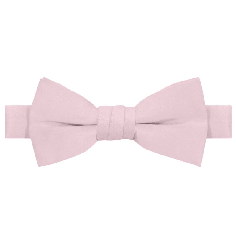 Jacob Alexander Boy's Kids Pretied Banded Adjustable Solid Color Bowtie - Bridal - Image 5