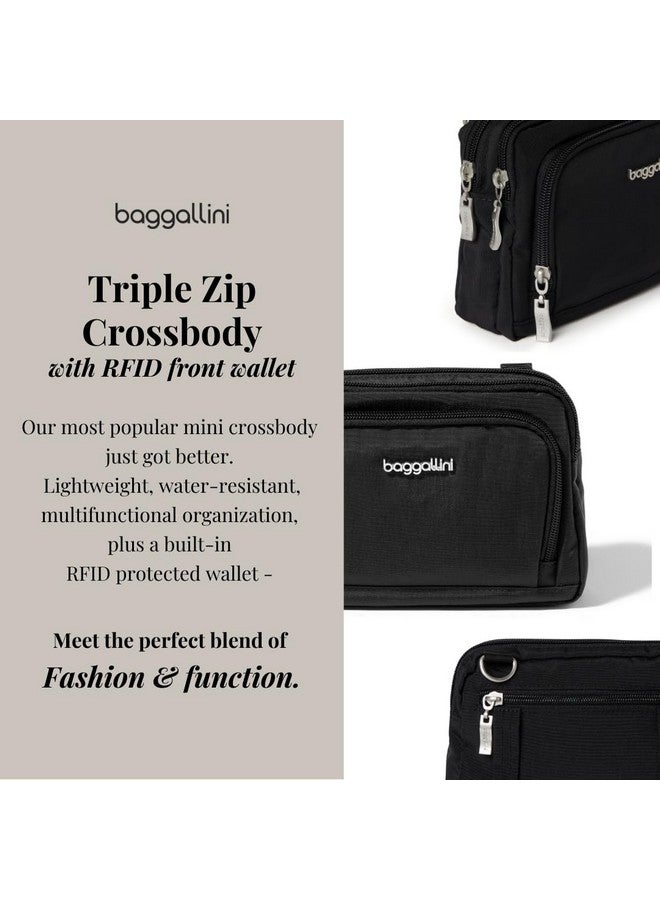 Baggallini Triple Zip Bag with Wallet - Image 2