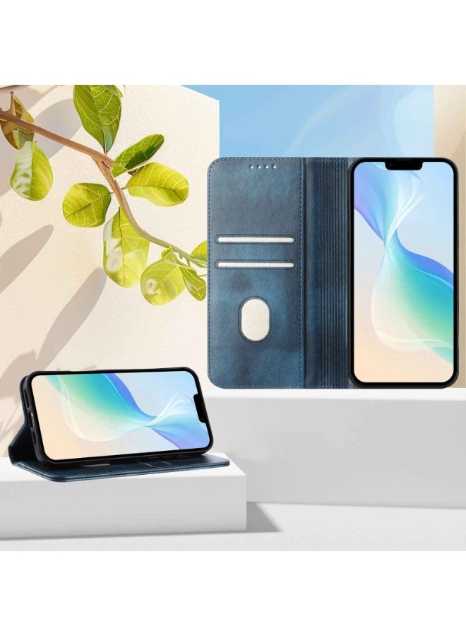 عام غطاء محفظة لريلمي نارزو 80X مع حامل بطاقات - نمط كلاسيكي، حجب RFID، غطاء جلدي قابل للطي، مقاوم للصدمات، مع حامل. - Image 4