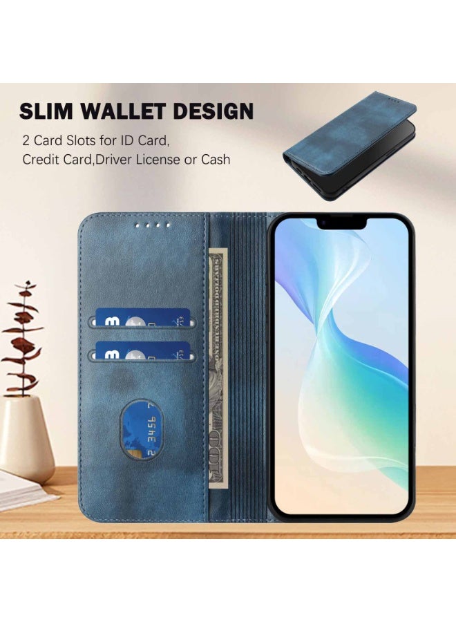 عام غطاء محفظة لريلمي نارزو 80X مع حامل بطاقات - نمط كلاسيكي، حجب RFID، غطاء جلدي قابل للطي، مقاوم للصدمات، مع حامل. - Image 3