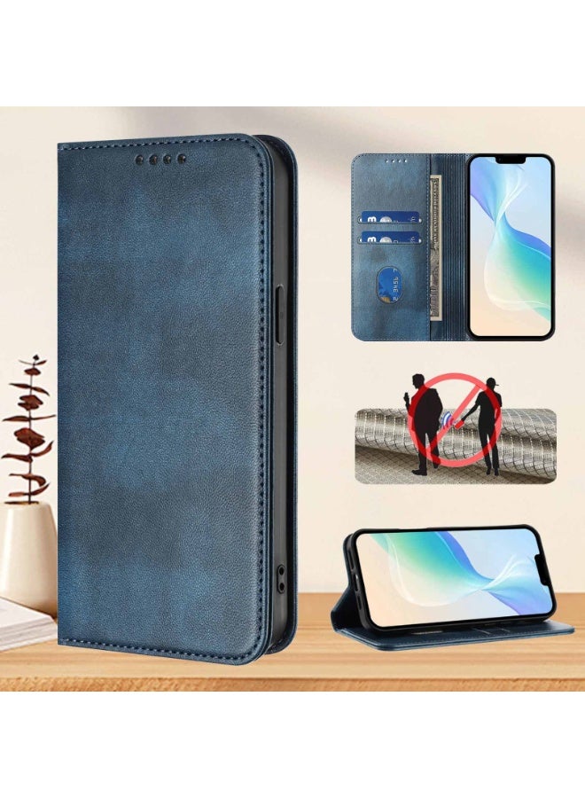 عام غطاء محفظة لريلمي نارزو 80X مع حامل بطاقات - نمط كلاسيكي، حجب RFID، غطاء جلدي قابل للطي، مقاوم للصدمات، مع حامل. - Image 1