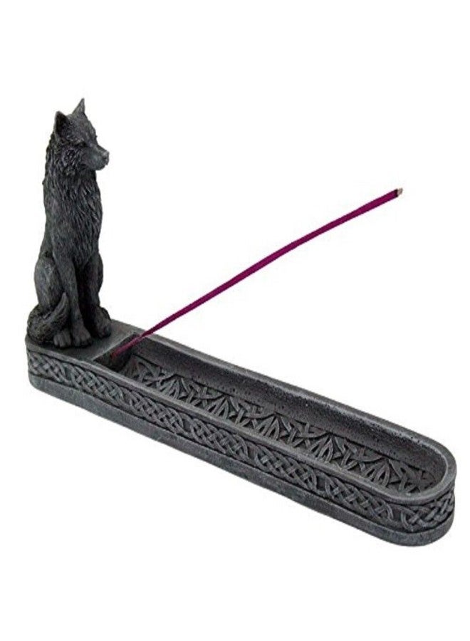 PTC 10 Inch Werewolf Gargoyle Resin Incense Burner Statue Figurine - Image 1