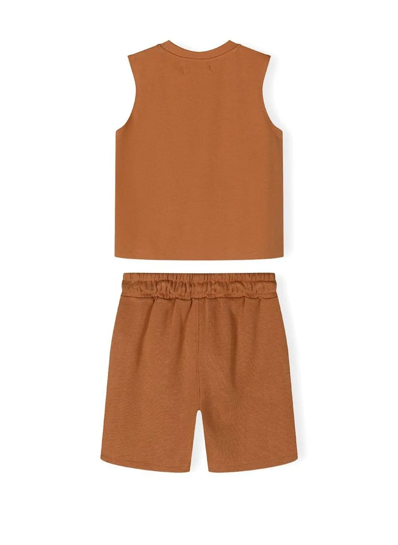 مينوتي Teen Boys Vest and Shorts Set