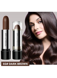 MOOYAM For Beauty Hair- Hair Dye Pen Disposable Hair Dye Lipstick Pen for Covering Gray Hair ,Long Lasting Fast Staining, Instant Grey Hair Concealer 02# Dark Brown  - Image 2