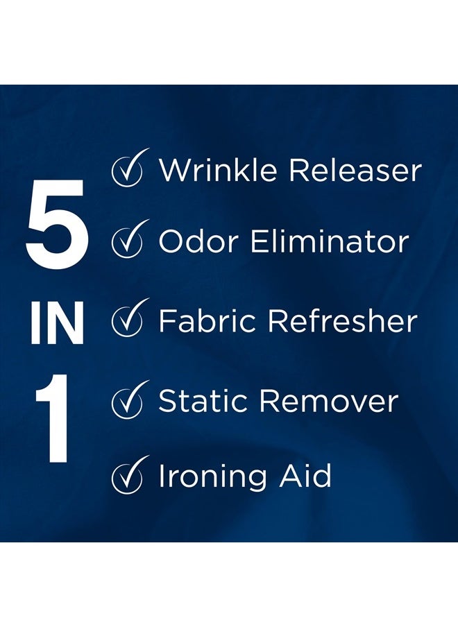 Downy Wrinkle Releaser Spray, All in One Formula, Removes Wrinkles, Static and Odor Eliminator, Light Fresh Scent, 9.7 Fl Oz, Pack of 2  - Image 4