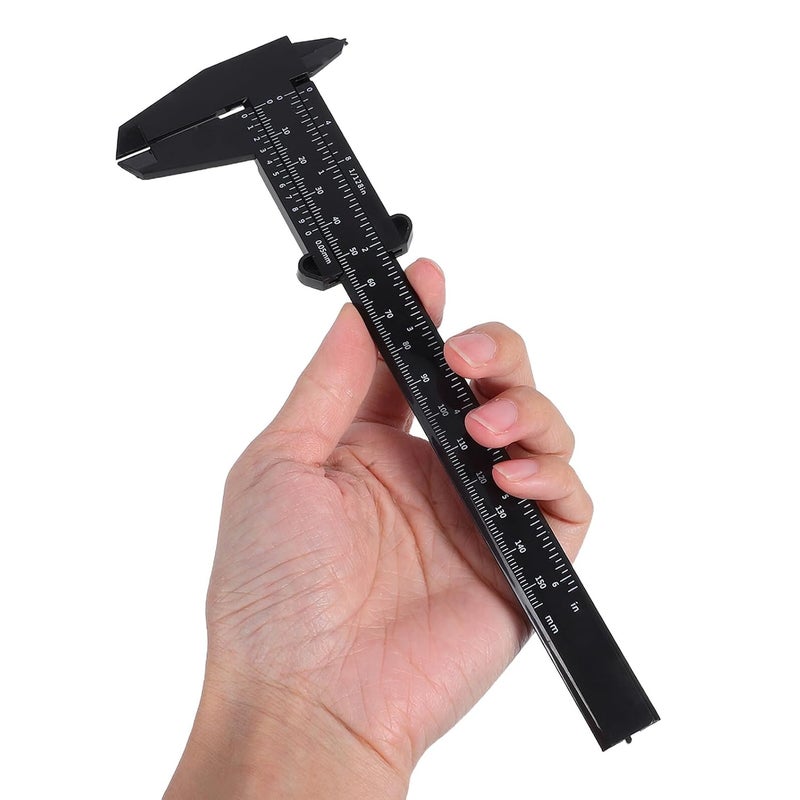 4 قطع من الفرجار البلاستيكي الدقيق، أدوات قياس عالية الدقة لطلاب المختبر - Image 5