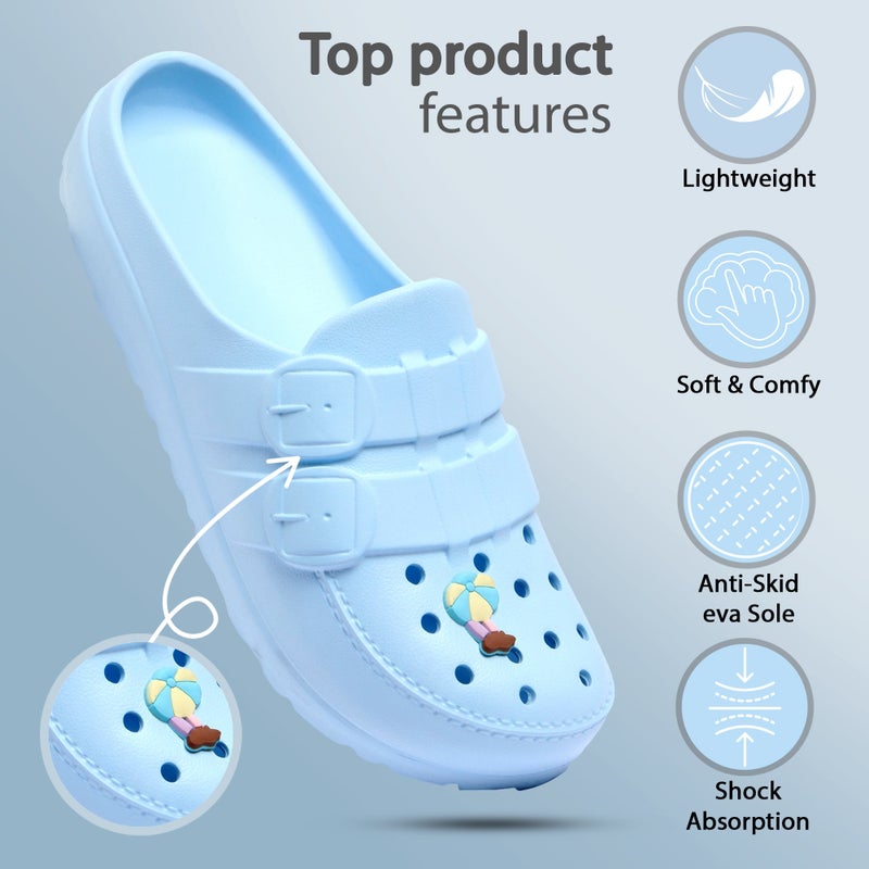 Face أحذية زرقاء مائية سهلة الارتداء للفتيات - Image 3
