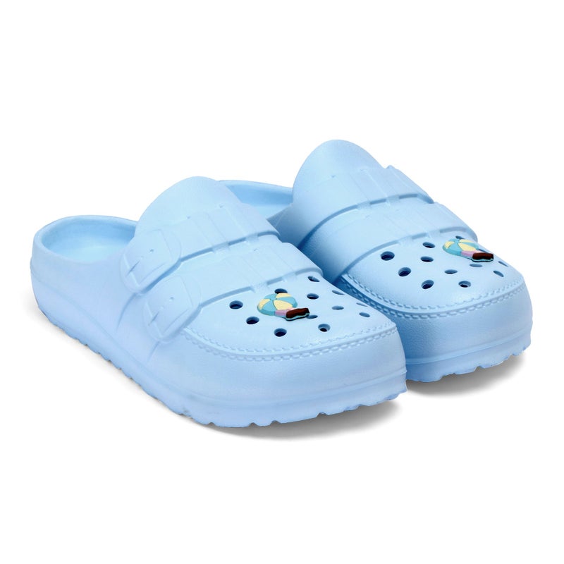 Face أحذية زرقاء مائية سهلة الارتداء للفتيات - Image 5