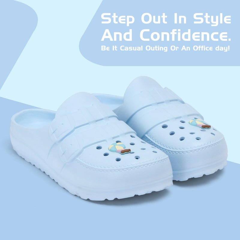 Face أحذية زرقاء مائية سهلة الارتداء للفتيات - Image 2