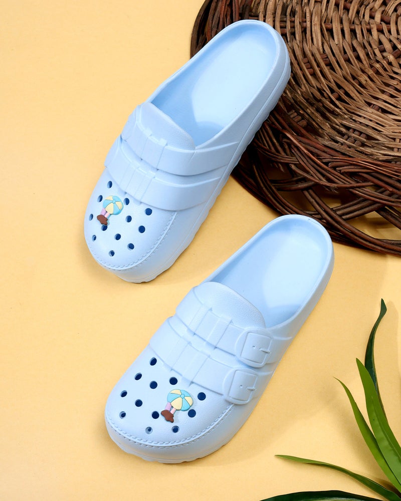 Face أحذية زرقاء مائية سهلة الارتداء للفتيات - Image 1