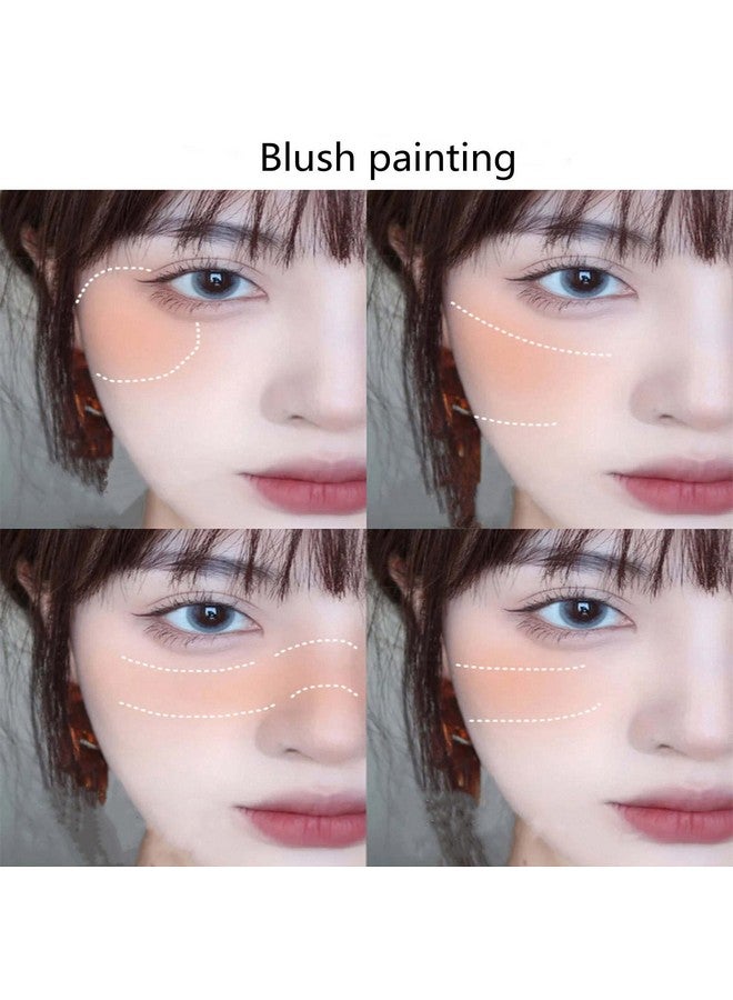 SURORAIN Blush Palette, Milk Galaxy Soft Mist Blush Monochrome Blush Palette Matte Vitality Nude Makeup Rouge Repair Blush Portable Daily Light Makeup Pink Tender Girl Beautiful Woman (Oat sweet milk) - Image 5