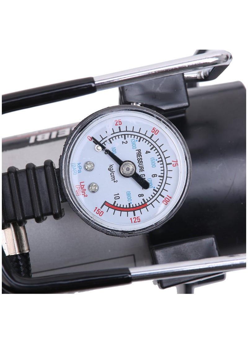 KSEIBI Inflating Air Compressor with Power Cord & Gauge, Compact and Portable, 3pc Inflation Tip Kit. Metal 12V Air Compressor Pump 20 Amps with Adapter for Car, Bike, Truck, SUV Tires, Dinghy, Air Bed/ Car Accessories.  - Image 3