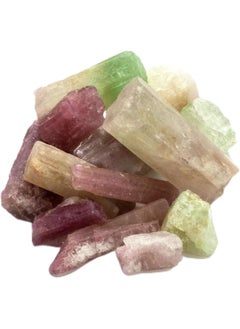 Kalifano KALIFANO Watermelon Tourmaline Bundle with Calming and Purification Energy - AAA+ Grade Brazilian Bicolor Rubellite Turmalina Reiki Healing Crystal  - Image 1