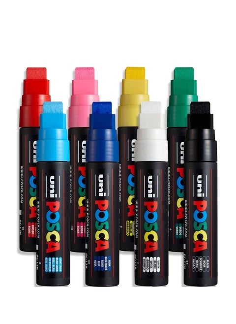 8-Piece Paint Marker Set  15mm Multicolour