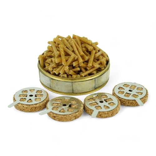 BlessedMart Wicks and Cork Floats for Orthodox Vigil Oil Lamps - Beeswax and Paraffin Wicks for Floating Candles, for Home or Church Use (Beeswax) - Image 3