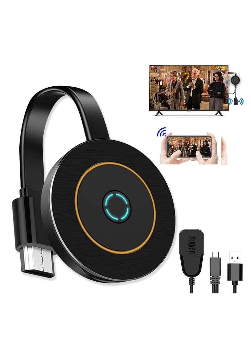 Excefore - Wireless Display Dongle, 4K2.4G HDMI Screen Mirroring Display Dongle, WiFi Screen Mirroring Adapter Casting Screen to HDTV/Projector/Monitor, for PC/Tablet/Phone - Image 1