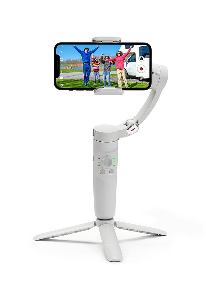 M1 3-Axis Gimbal مُثبت يدوي للهاتف قابل للطي محمول باليد سجل فيديو مدونة فيديو مضادة للاهتزاز مثبت لوازم الفيديو - Image 1