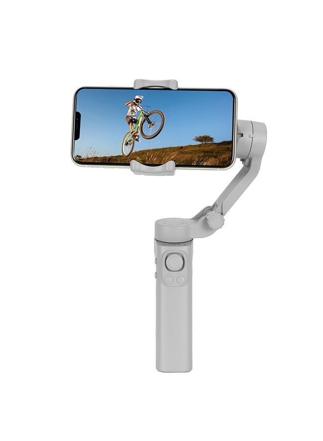 M1 3-Axis Gimbal مُثبت يدوي للهاتف قابل للطي محمول باليد سجل فيديو مدونة فيديو مضادة للاهتزاز مثبت لوازم الفيديو - Image 4