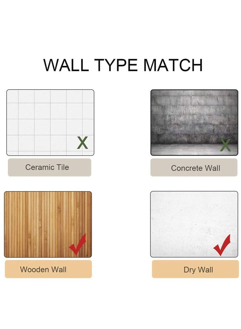 Picture Hooks, Hard Wall Picture Hanging Kit for Picture Frame Fixing Assorted Heavy Duty Picture Frames with 3M Wire Steel Hooks Sawtooth Hangers/ D-Ring/ Steel Wire/ Nails/ Screws（282PCS ） - Image 3