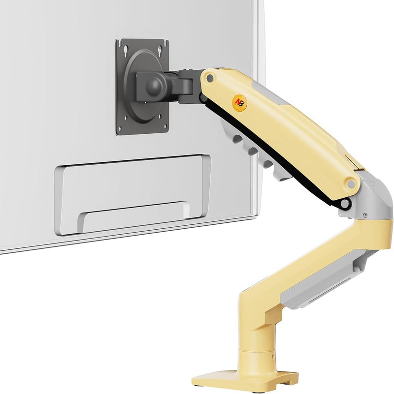 NB ERGONOMIC Monitor Mount for 17 to Inch Computer Screens, Monitor Stand Gas Spring Monitor Arm Load Max 9 kg VESA 75/100 mm Monitor Mount (F80-XD) - Image 1