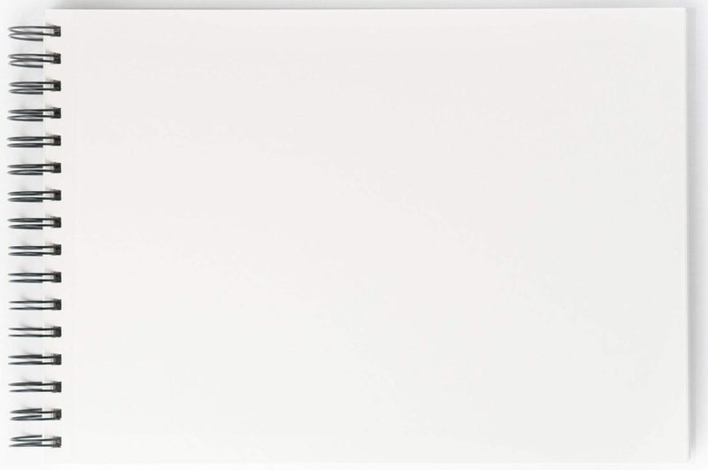 Kitabby – Sketchbook Series – A4 Size (Medium) – Wire-O Bound Sketch Book – Micro-Perforations for Easy Tear Off – 50 Sheets – 160gsm Anti-Ageing, Acid Free, Archival Grade Fine Grain Paper – (Red) - Image 2