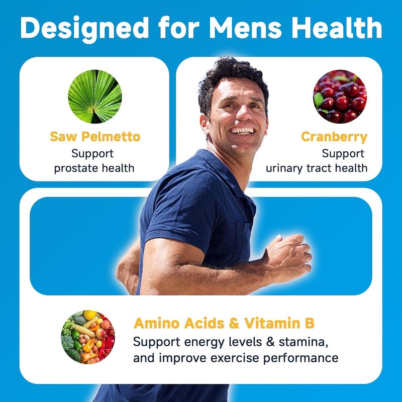NATURE TARGET Probiotics for Men 100 Billion CFUs Probiotics for Digestive Health with Enzymes  Prebiotics 180 Veg Capsules Mens Probiotic for Gut  Bloating with Saw Palmetto for Prostate Health - Image 4