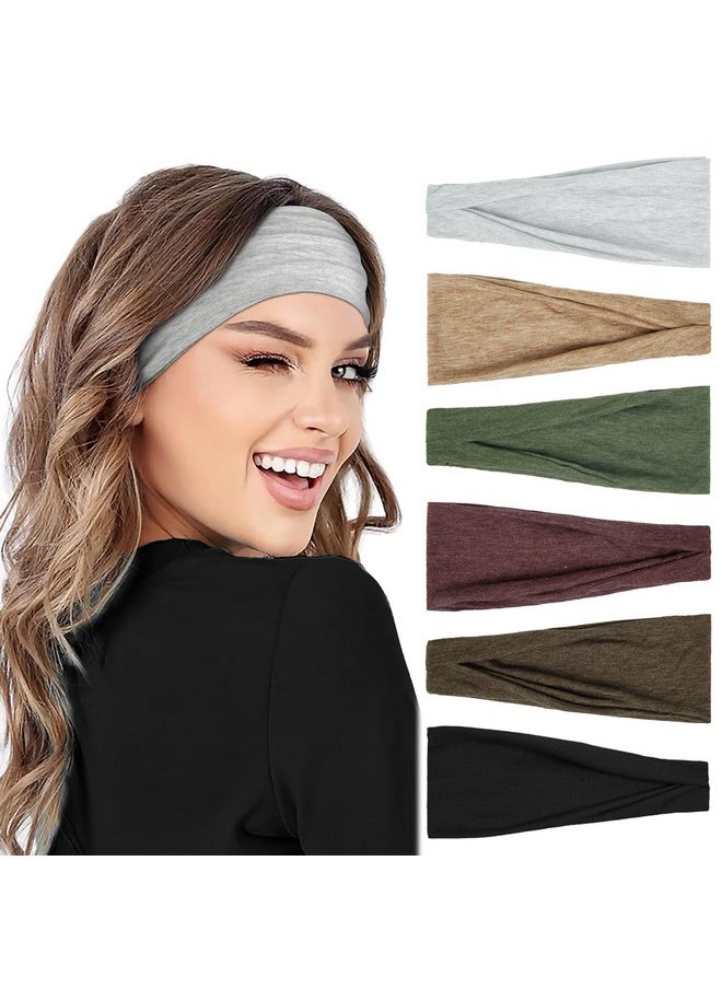 AKTVSHOW AKTVSHOW Headbands for Women Non Slip Head Band for Women’s Hair Wide Thick Sweat Hair Bands, Trendy Hair Accessories for Women's Yoga, Workout, and Fashion  - Image 1