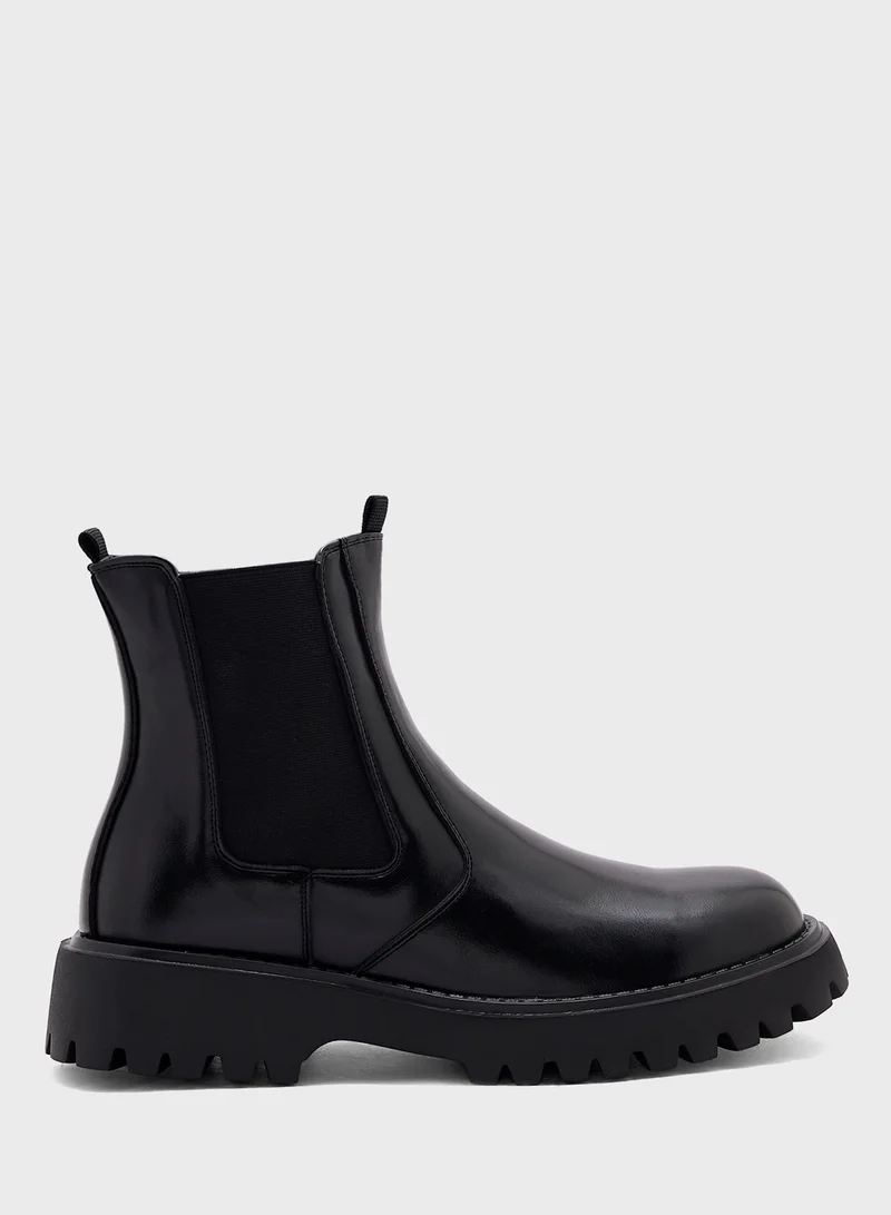 Robert Wood Men Combat Boots