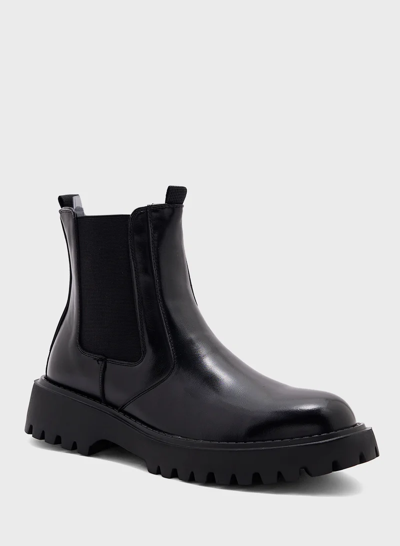 Robert Wood Men Combat Boots