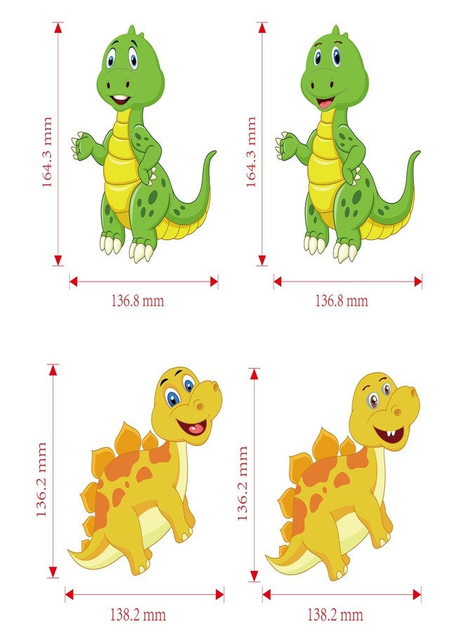 T-Antrix 24 Pieces Make Your Own Dinosaur Stickers for Kids Toddlers with Dinosaur System DIY Craft Kids Party Favor Supplies Crafts - Image 4