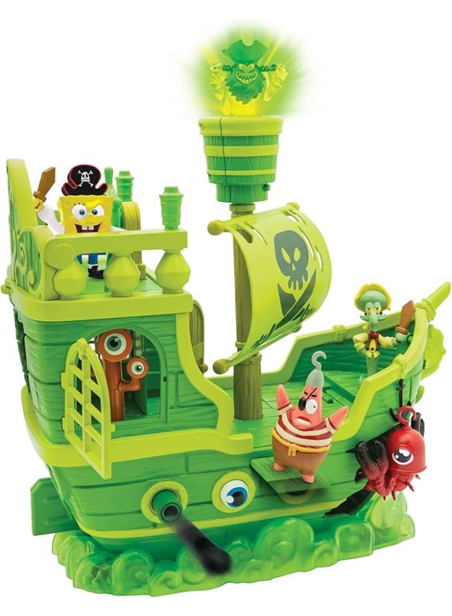 Sponge Bob مجموعة لعبة سفينة الهولندي الطائر من سبونجبوب - Image 1