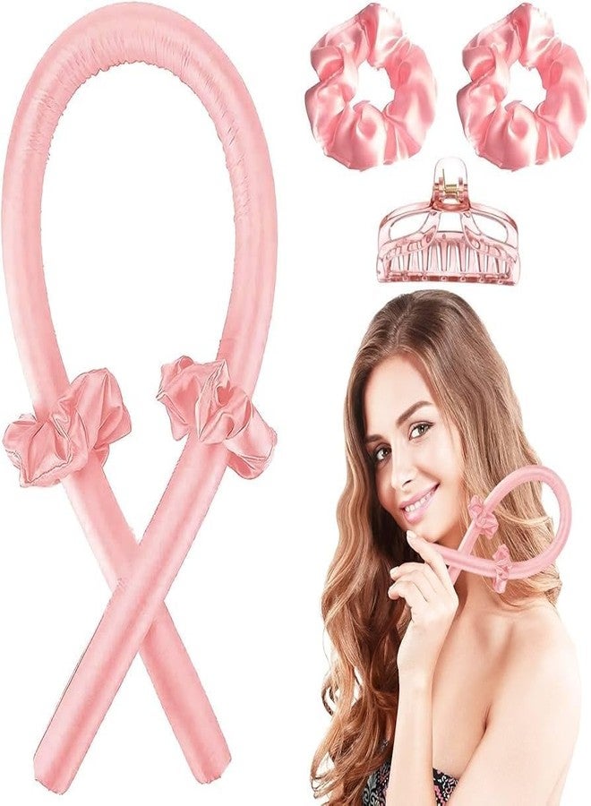ZIPRON Heatless Hair Curler for Women - Satin No-Heat Curling Rod Headband for Long Hair, Soft Foam Rollers for Comfortable Overnight Curls, Silk Curlers with Hair Accessories for Daily Use & Travel - Image 1
