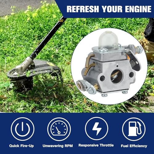 Powtol 308054043 Carburetor for Ryobi CS26 SS26 RY09056 CS30 SS30 EX26 RY28040 RY28020 RY28000 RY09053 RY09055 RY28025 RY28021 26CC Trimmer Brushcutter - Image 4