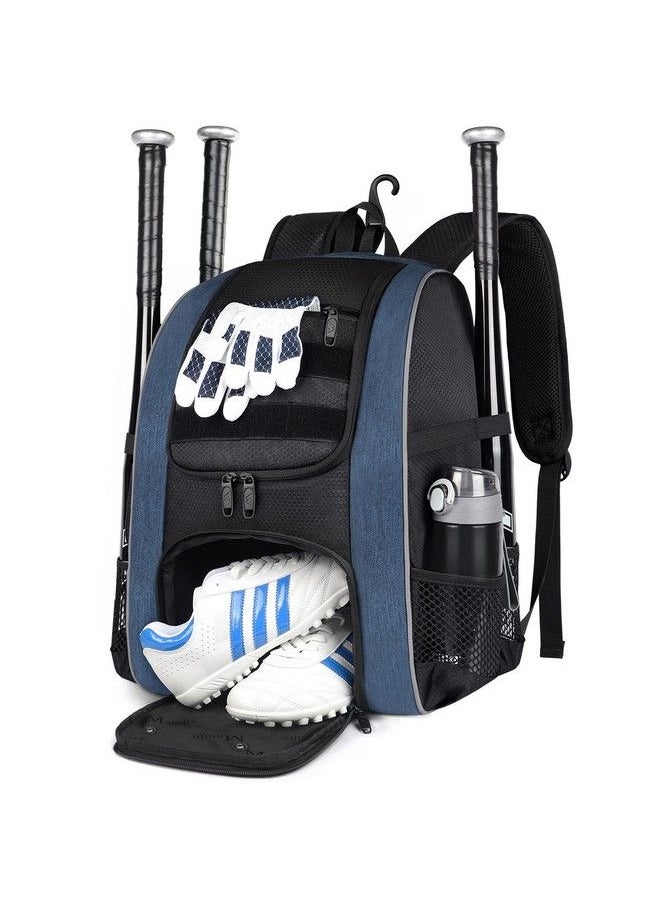 MATEIN - Baseball Bag Lightweight Softball Bags With Shoes Compartment For Men Large Capacity Baseball Backpack For Adult With Fence Hook Hold 4 Tee Ball Bats Batting Glove Tball Gear Helmet - Image 1
