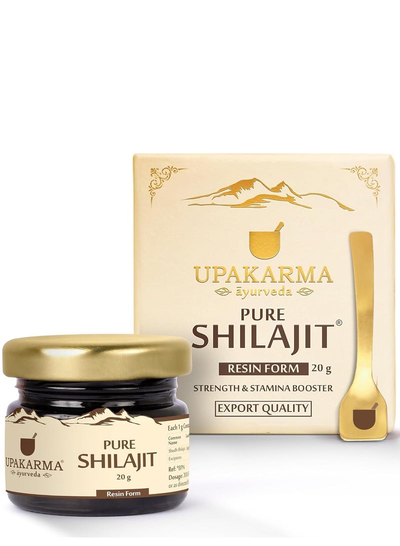 UPAKARMA Ayurveda Pure And Natural Shilajit Resin 20G Pack Of 1 - Image 1