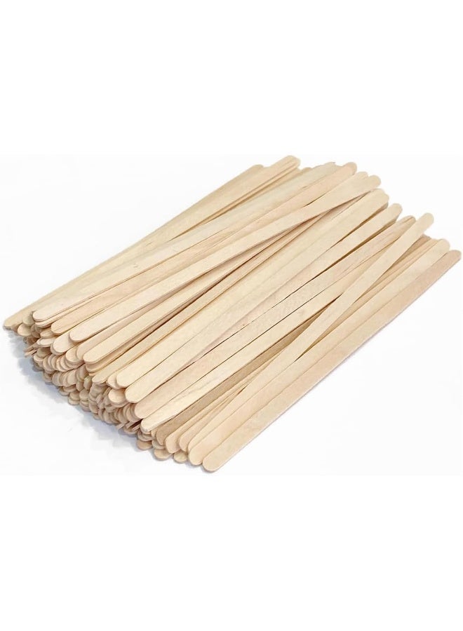 ECVV Wooden Coffee Stirrers, 400 Count Disposable Stir Sticks for Coffee & Cocktails, Wooden Beverage Mixer with Smooth Ends, Swizzle Drink Sticks Brown - Image 2