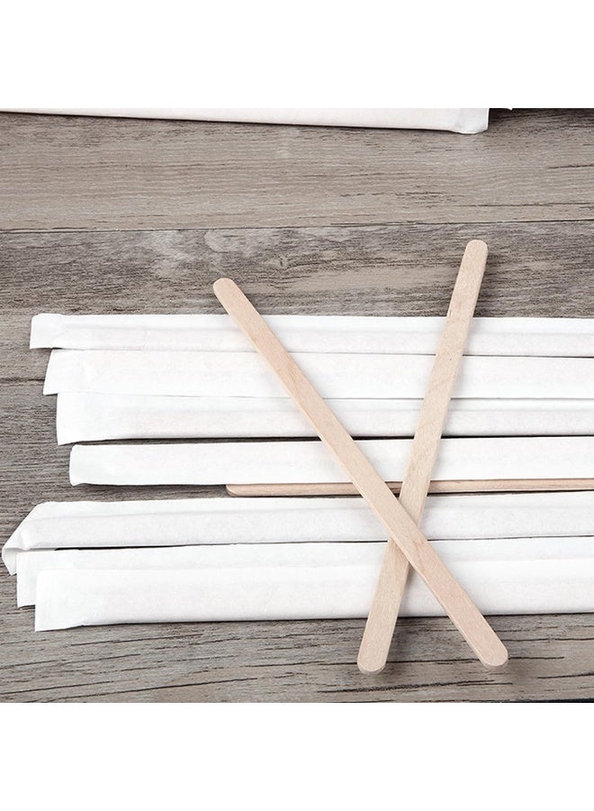 ECVV Wooden Coffee Stirrers, 400 Count Disposable Stir Sticks for Coffee & Cocktails, Wooden Beverage Mixer with Smooth Ends, Swizzle Drink Sticks Brown - Image 5