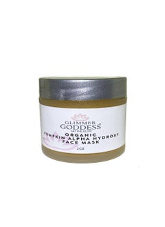 glimmer goddess GLIMMER GODDESS Organic Pumpkin Alpha Hydroxy Enzyme Face Mask  Increase Firmness and Clarity  Exfoliating Glowing AntiAging  Natural Vegan CrueltyFree ParabenFree All Skin Types 