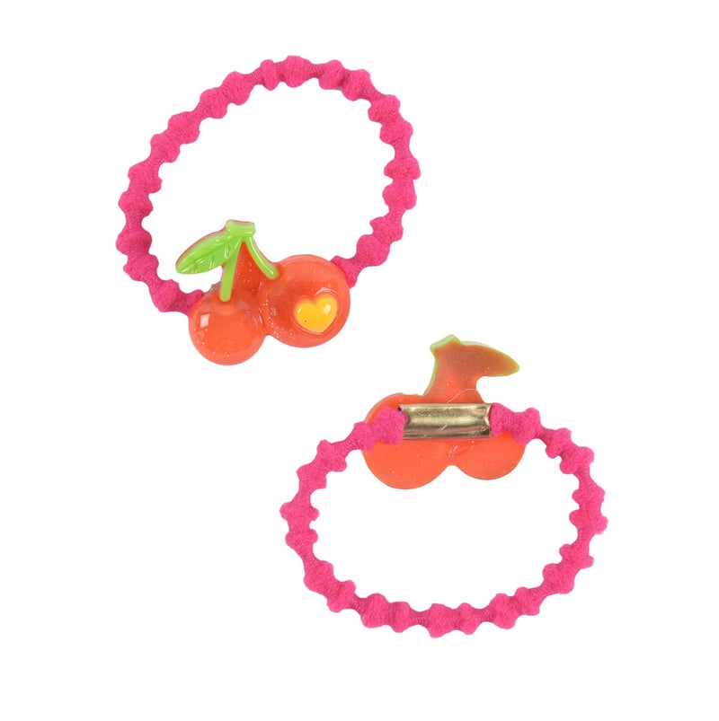 Yellow Bee Adorable Hair Bobbles Combo for Girls- 10 Pairs, Multi - Image 4