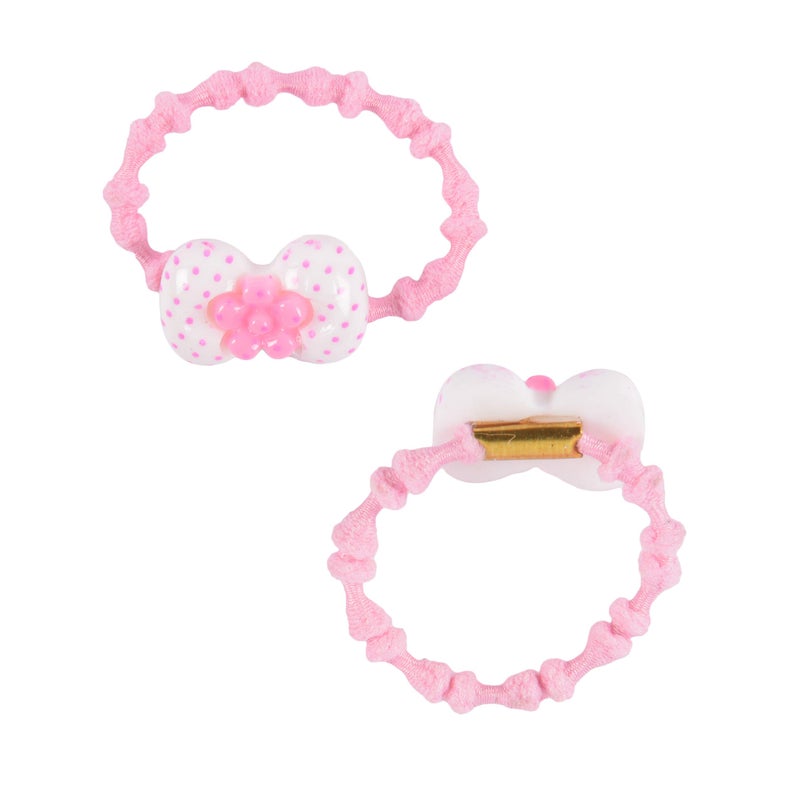 Yellow Bee Adorable Hair Bobbles Combo for Girls- 10 Pairs, Multi - Image 5
