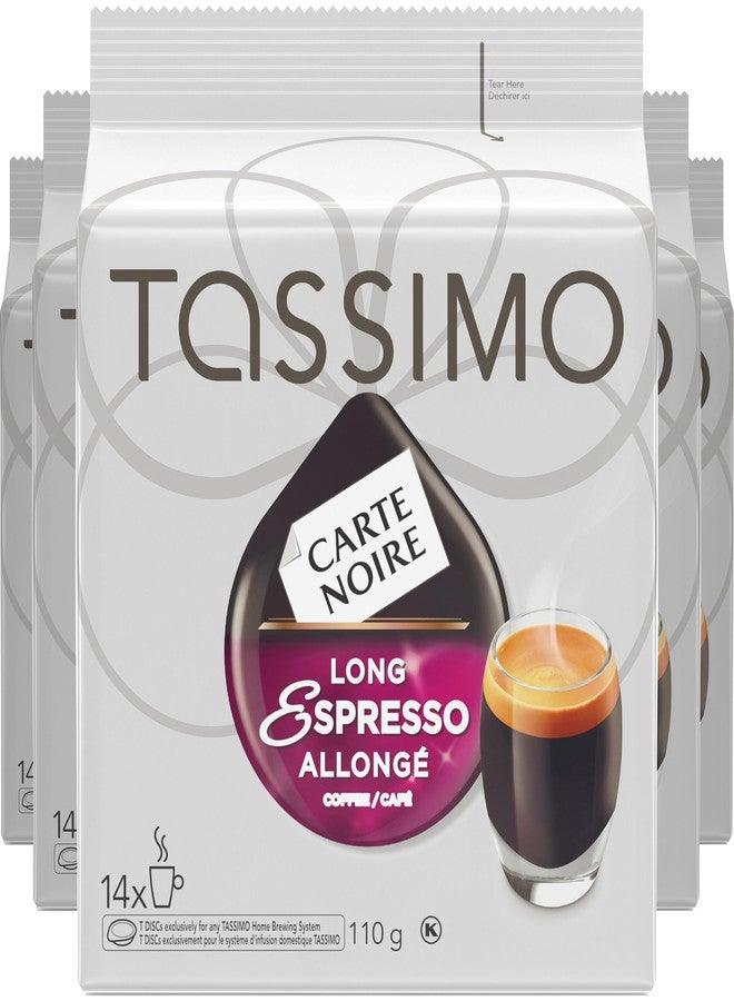 Tassimo Carte Noire Long Espresso, 70 T-Discs (5 Boxes of 14 T-Discs) {Imported from Canada} - Image 1